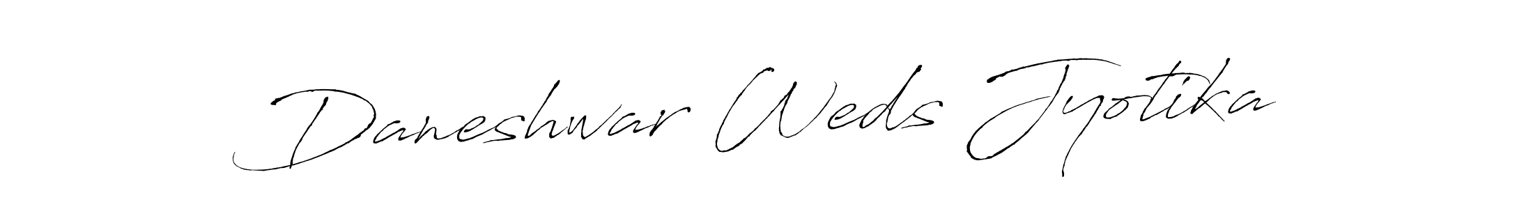 Similarly Antro_Vectra is the best handwritten signature design. Signature creator online .You can use it as an online autograph creator for name Daneshwar Weds Jyotika. Daneshwar Weds Jyotika signature style 6 images and pictures png