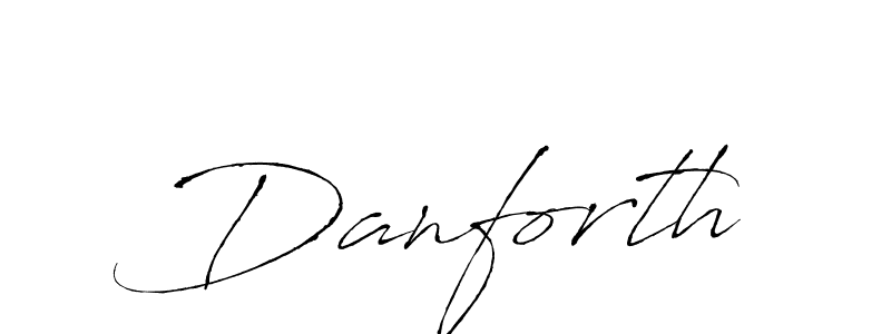 Make a beautiful signature design for name Danforth. With this signature (Antro_Vectra) style, you can create a handwritten signature for free. Danforth signature style 6 images and pictures png