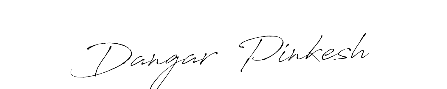 Also we have Dangar  Pinkesh name is the best signature style. Create professional handwritten signature collection using Antro_Vectra autograph style. Dangar  Pinkesh signature style 6 images and pictures png