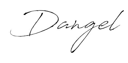 Build your personal autograph collection for name Dangel with Antro_Vectra design. Browse, select, and save your favorites. Dangel signature style 6 images and pictures png