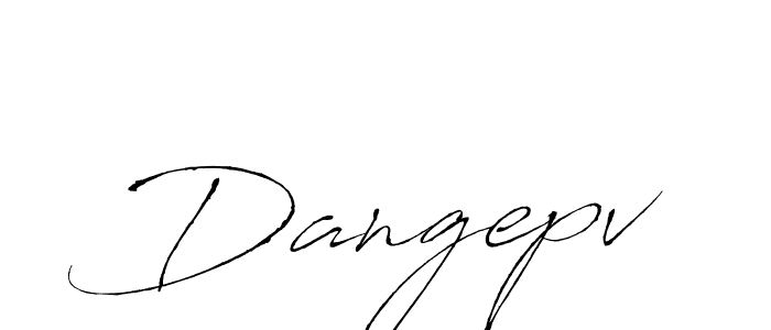 Design your own signature with our free online signature maker. With this signature software, you can create a handwritten (Antro_Vectra) signature for name Dangepv. Dangepv signature style 6 images and pictures png