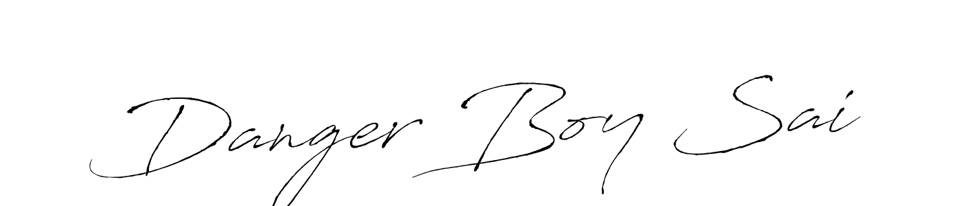 Also we have Danger Boy Sai name is the best signature style. Create professional handwritten signature collection using Antro_Vectra autograph style. Danger Boy Sai signature style 6 images and pictures png