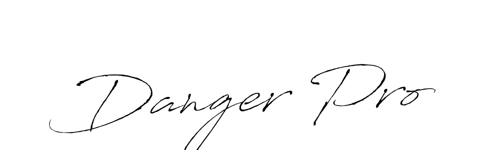 How to make Danger Pro signature? Antro_Vectra is a professional autograph style. Create handwritten signature for Danger Pro name. Danger Pro signature style 6 images and pictures png