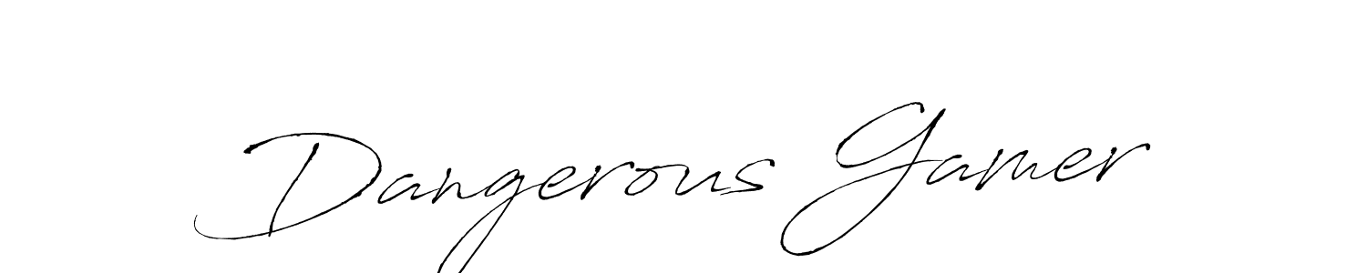 How to Draw Dangerous Gamer signature style? Antro_Vectra is a latest design signature styles for name Dangerous Gamer. Dangerous Gamer signature style 6 images and pictures png