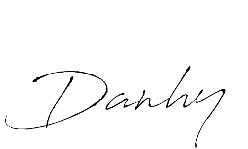 if you are searching for the best signature style for your name Danhy. so please give up your signature search. here we have designed multiple signature styles  using Antro_Vectra. Danhy signature style 6 images and pictures png