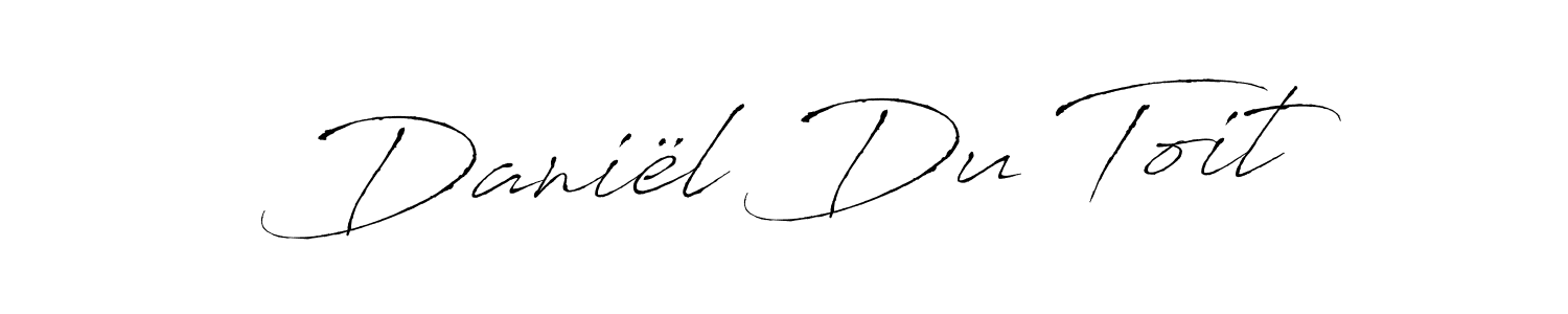 Daniël Du Toit stylish signature style. Best Handwritten Sign (Antro_Vectra) for my name. Handwritten Signature Collection Ideas for my name Daniël Du Toit. Daniël Du Toit signature style 6 images and pictures png