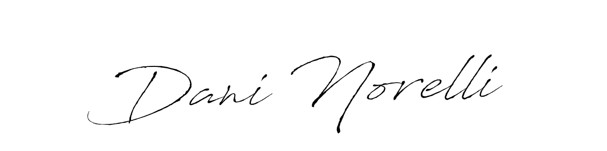 Once you've used our free online signature maker to create your best signature Antro_Vectra style, it's time to enjoy all of the benefits that Dani Norelli name signing documents. Dani Norelli signature style 6 images and pictures png