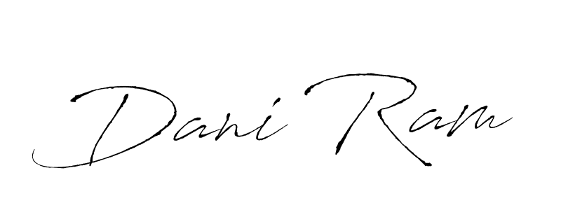 You should practise on your own different ways (Antro_Vectra) to write your name (Dani Ram) in signature. don't let someone else do it for you. Dani Ram signature style 6 images and pictures png