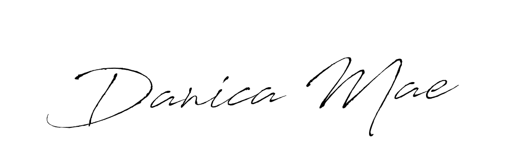 Danica Mae stylish signature style. Best Handwritten Sign (Antro_Vectra) for my name. Handwritten Signature Collection Ideas for my name Danica Mae. Danica Mae signature style 6 images and pictures png