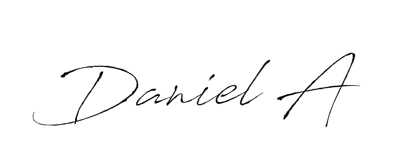 Also You can easily find your signature by using the search form. We will create Daniel A name handwritten signature images for you free of cost using Antro_Vectra sign style. Daniel A signature style 6 images and pictures png