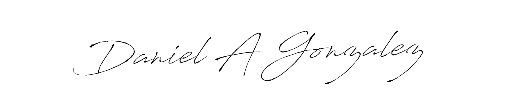 Use a signature maker to create a handwritten signature online. With this signature software, you can design (Antro_Vectra) your own signature for name Daniel A Gonzalez. Daniel A Gonzalez signature style 6 images and pictures png