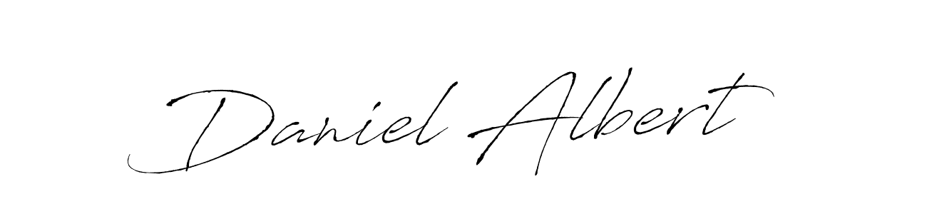 Design your own signature with our free online signature maker. With this signature software, you can create a handwritten (Antro_Vectra) signature for name Daniel Albert. Daniel Albert signature style 6 images and pictures png