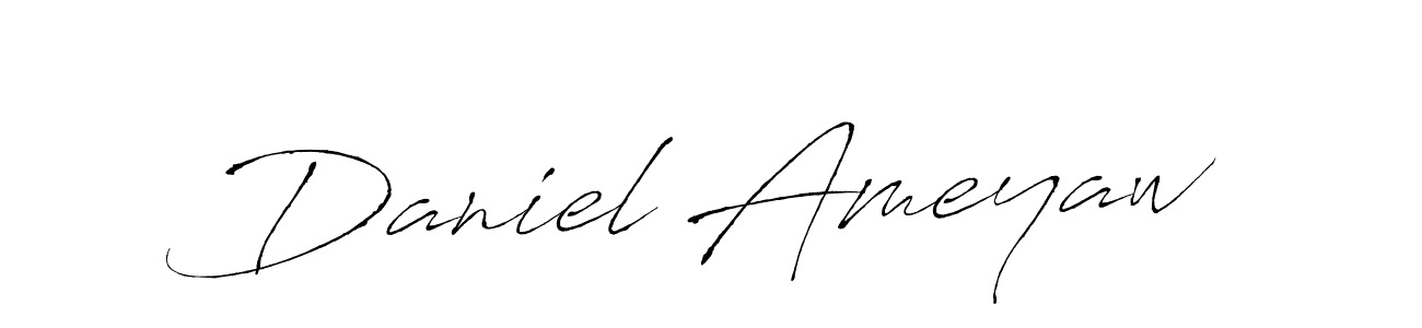 Antro_Vectra is a professional signature style that is perfect for those who want to add a touch of class to their signature. It is also a great choice for those who want to make their signature more unique. Get Daniel Ameyaw name to fancy signature for free. Daniel Ameyaw signature style 6 images and pictures png