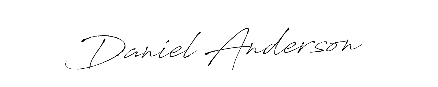 You should practise on your own different ways (Antro_Vectra) to write your name (Daniel Anderson) in signature. don't let someone else do it for you. Daniel Anderson signature style 6 images and pictures png