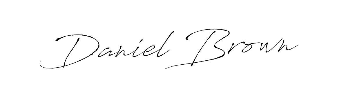 Make a beautiful signature design for name Daniel Brown. With this signature (Antro_Vectra) style, you can create a handwritten signature for free. Daniel Brown signature style 6 images and pictures png