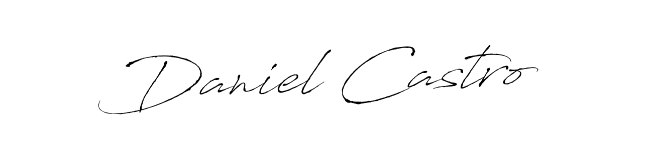 Use a signature maker to create a handwritten signature online. With this signature software, you can design (Antro_Vectra) your own signature for name Daniel Castro. Daniel Castro signature style 6 images and pictures png