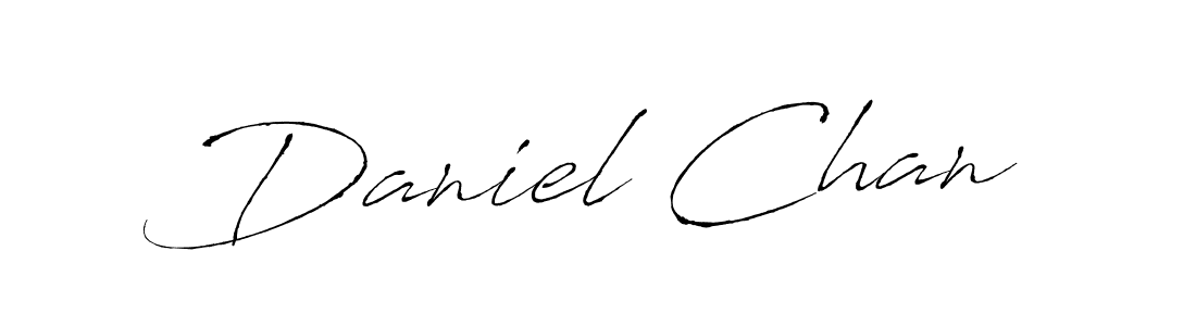 Daniel Chan stylish signature style. Best Handwritten Sign (Antro_Vectra) for my name. Handwritten Signature Collection Ideas for my name Daniel Chan. Daniel Chan signature style 6 images and pictures png