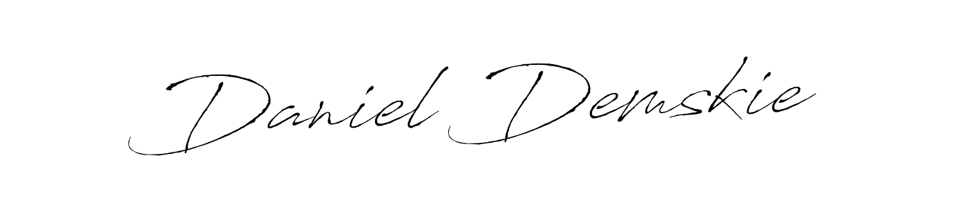 Use a signature maker to create a handwritten signature online. With this signature software, you can design (Antro_Vectra) your own signature for name Daniel Demskie. Daniel Demskie signature style 6 images and pictures png