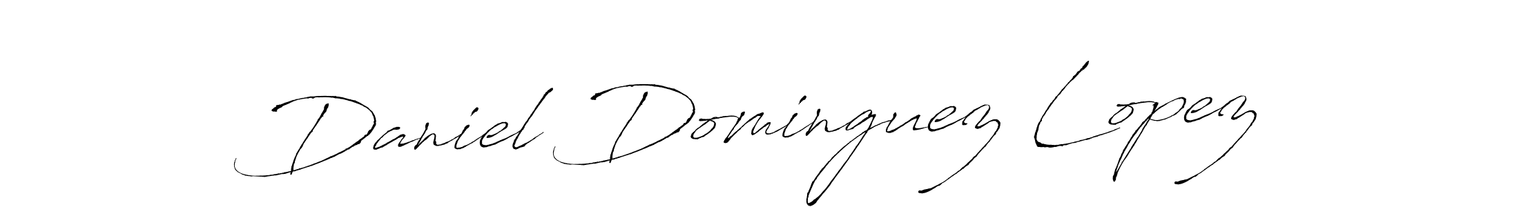 How to make Daniel Dominguez Lopez signature? Antro_Vectra is a professional autograph style. Create handwritten signature for Daniel Dominguez Lopez name. Daniel Dominguez Lopez signature style 6 images and pictures png