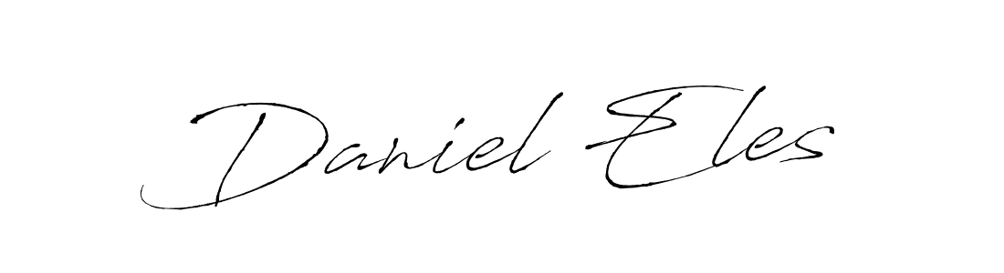 How to make Daniel Eles name signature. Use Antro_Vectra style for creating short signs online. This is the latest handwritten sign. Daniel Eles signature style 6 images and pictures png