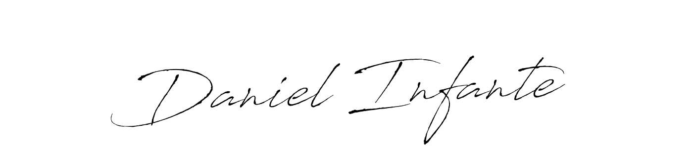 Antro_Vectra is a professional signature style that is perfect for those who want to add a touch of class to their signature. It is also a great choice for those who want to make their signature more unique. Get Daniel Infante name to fancy signature for free. Daniel Infante signature style 6 images and pictures png