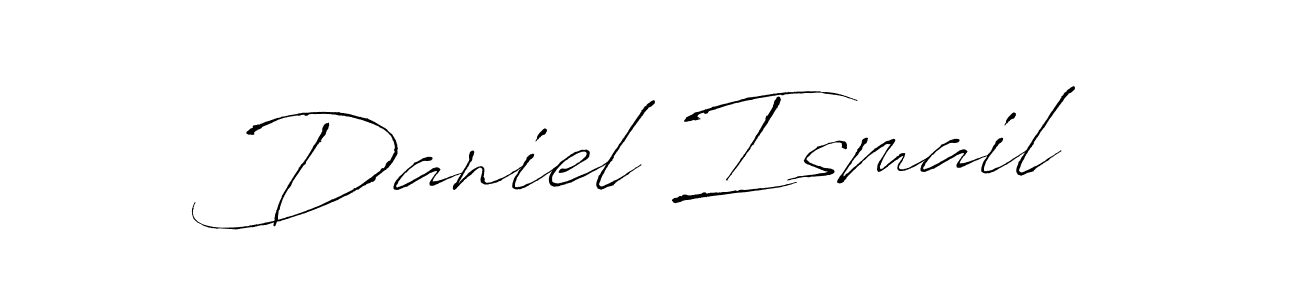 How to make Daniel Ismail signature? Antro_Vectra is a professional autograph style. Create handwritten signature for Daniel Ismail name. Daniel Ismail signature style 6 images and pictures png