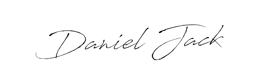 How to make Daniel Jack name signature. Use Antro_Vectra style for creating short signs online. This is the latest handwritten sign. Daniel Jack signature style 6 images and pictures png