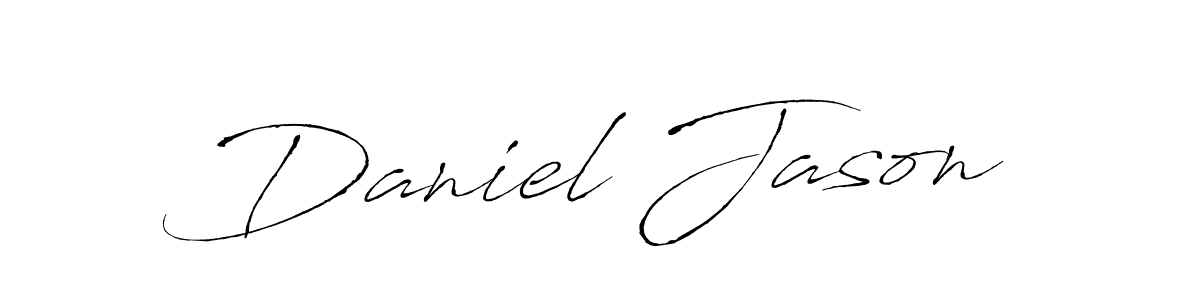Daniel Jason stylish signature style. Best Handwritten Sign (Antro_Vectra) for my name. Handwritten Signature Collection Ideas for my name Daniel Jason. Daniel Jason signature style 6 images and pictures png