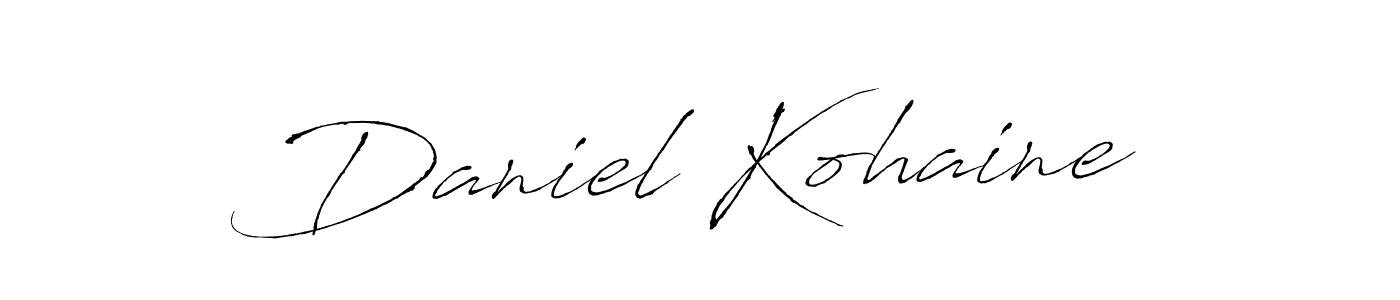 Also You can easily find your signature by using the search form. We will create Daniel Kohaine name handwritten signature images for you free of cost using Antro_Vectra sign style. Daniel Kohaine signature style 6 images and pictures png