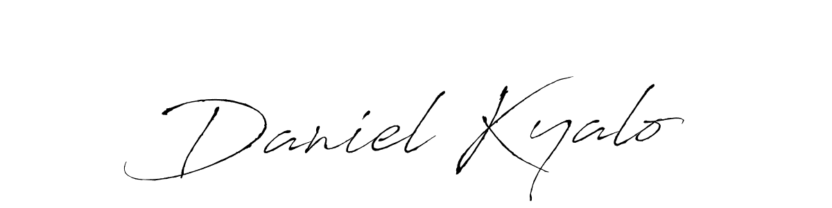 Create a beautiful signature design for name Daniel Kyalo. With this signature (Antro_Vectra) fonts, you can make a handwritten signature for free. Daniel Kyalo signature style 6 images and pictures png