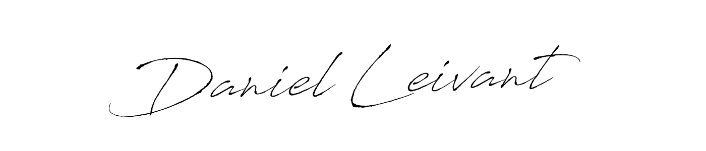 You should practise on your own different ways (Antro_Vectra) to write your name (Daniel Leivant) in signature. don't let someone else do it for you. Daniel Leivant signature style 6 images and pictures png