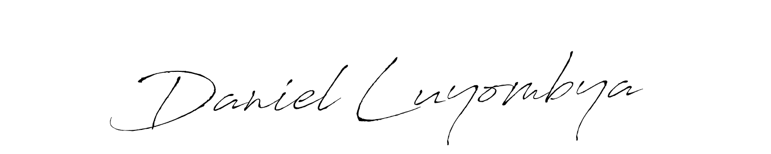 Similarly Antro_Vectra is the best handwritten signature design. Signature creator online .You can use it as an online autograph creator for name Daniel Luyombya. Daniel Luyombya signature style 6 images and pictures png