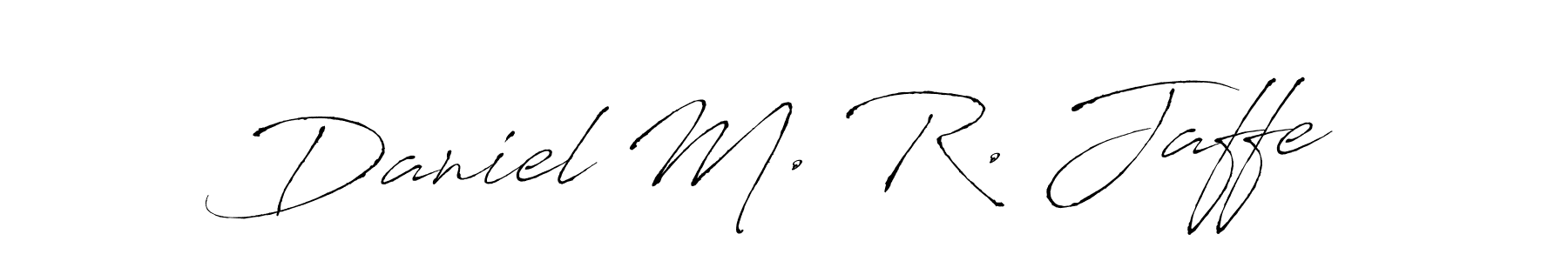 if you are searching for the best signature style for your name Daniel M. R. Jaffe. so please give up your signature search. here we have designed multiple signature styles  using Antro_Vectra. Daniel M. R. Jaffe signature style 6 images and pictures png