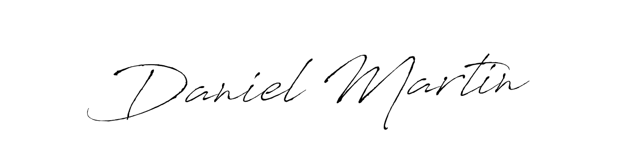 Daniel Martin stylish signature style. Best Handwritten Sign (Antro_Vectra) for my name. Handwritten Signature Collection Ideas for my name Daniel Martin. Daniel Martin signature style 6 images and pictures png