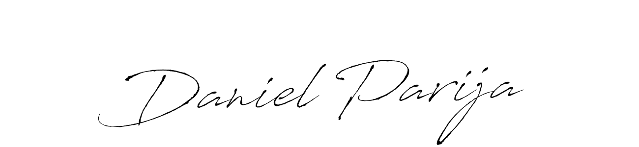 Create a beautiful signature design for name Daniel Parija. With this signature (Antro_Vectra) fonts, you can make a handwritten signature for free. Daniel Parija signature style 6 images and pictures png