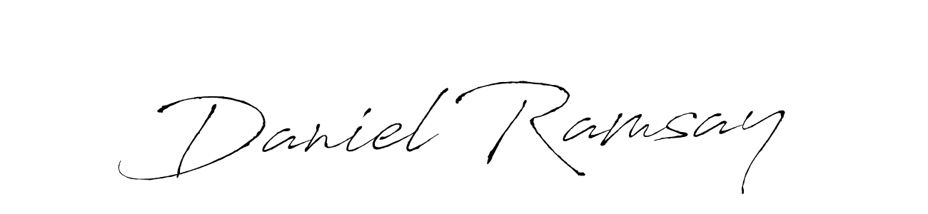 Make a beautiful signature design for name Daniel Ramsay. With this signature (Antro_Vectra) style, you can create a handwritten signature for free. Daniel Ramsay signature style 6 images and pictures png