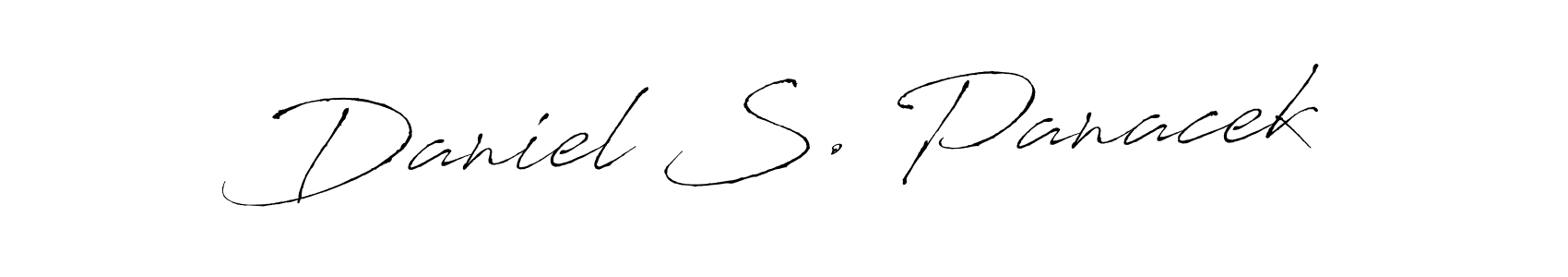 The best way (Antro_Vectra) to make a short signature is to pick only two or three words in your name. The name Daniel S. Panacek include a total of six letters. For converting this name. Daniel S. Panacek signature style 6 images and pictures png