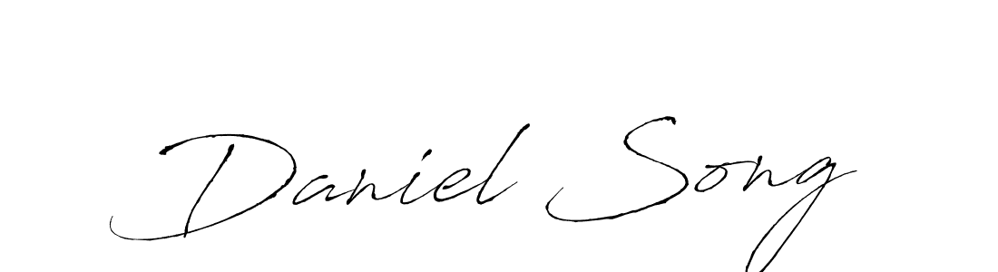 Daniel Song stylish signature style. Best Handwritten Sign (Antro_Vectra) for my name. Handwritten Signature Collection Ideas for my name Daniel Song. Daniel Song signature style 6 images and pictures png