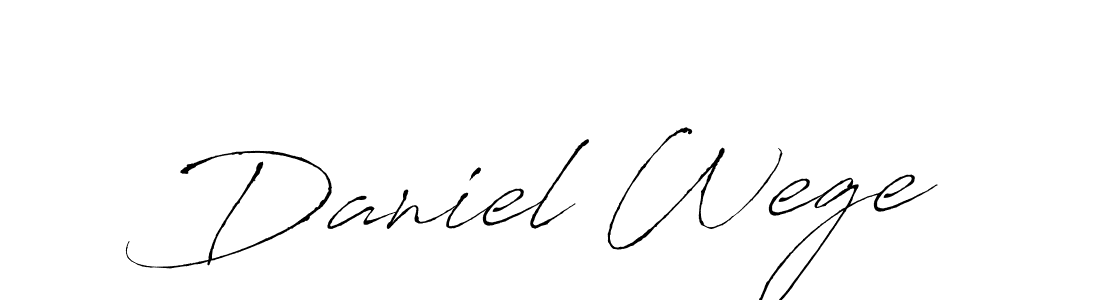 Create a beautiful signature design for name Daniel Wege. With this signature (Antro_Vectra) fonts, you can make a handwritten signature for free. Daniel Wege signature style 6 images and pictures png