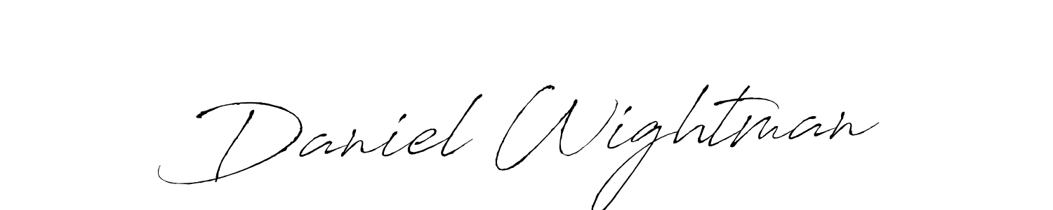 Daniel Wightman stylish signature style. Best Handwritten Sign (Antro_Vectra) for my name. Handwritten Signature Collection Ideas for my name Daniel Wightman. Daniel Wightman signature style 6 images and pictures png