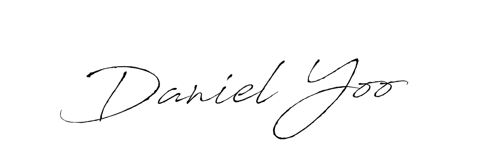 Use a signature maker to create a handwritten signature online. With this signature software, you can design (Antro_Vectra) your own signature for name Daniel Yoo. Daniel Yoo signature style 6 images and pictures png