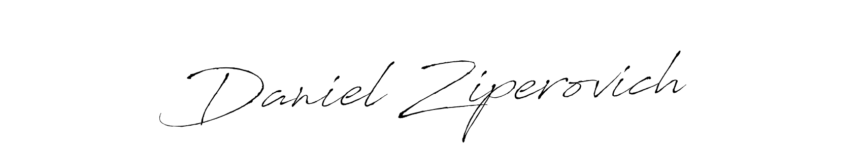 Daniel Ziperovich stylish signature style. Best Handwritten Sign (Antro_Vectra) for my name. Handwritten Signature Collection Ideas for my name Daniel Ziperovich. Daniel Ziperovich signature style 6 images and pictures png