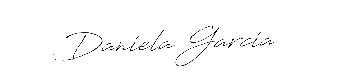 Daniela Garcia stylish signature style. Best Handwritten Sign (Antro_Vectra) for my name. Handwritten Signature Collection Ideas for my name Daniela Garcia. Daniela Garcia signature style 6 images and pictures png