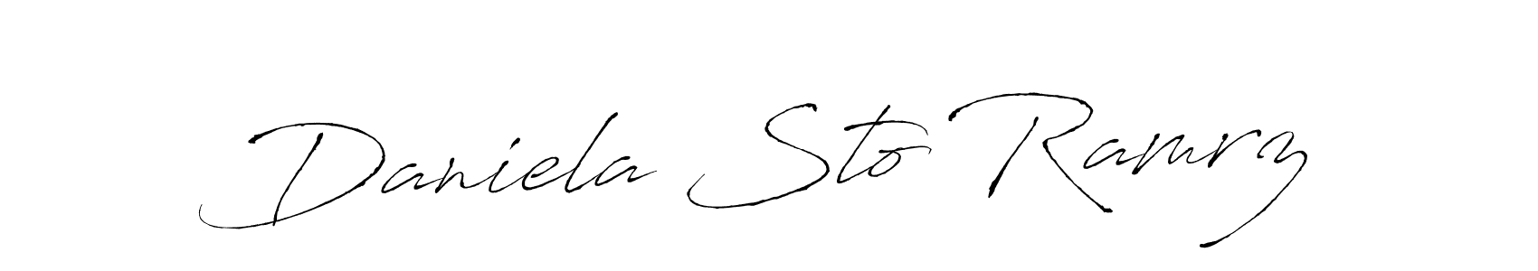 The best way (Antro_Vectra) to make a short signature is to pick only two or three words in your name. The name Daniela Sto Ramrz include a total of six letters. For converting this name. Daniela Sto Ramrz signature style 6 images and pictures png