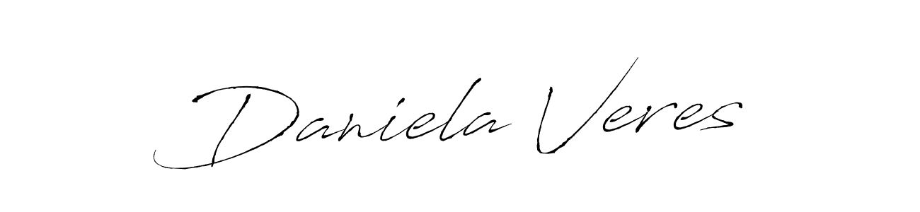 Use a signature maker to create a handwritten signature online. With this signature software, you can design (Antro_Vectra) your own signature for name Daniela Veres. Daniela Veres signature style 6 images and pictures png