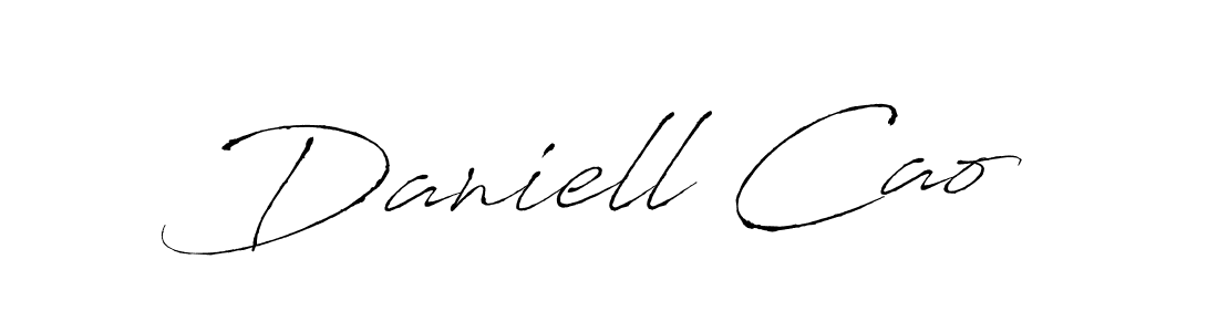 Once you've used our free online signature maker to create your best signature Antro_Vectra style, it's time to enjoy all of the benefits that Daniell Cao name signing documents. Daniell Cao signature style 6 images and pictures png