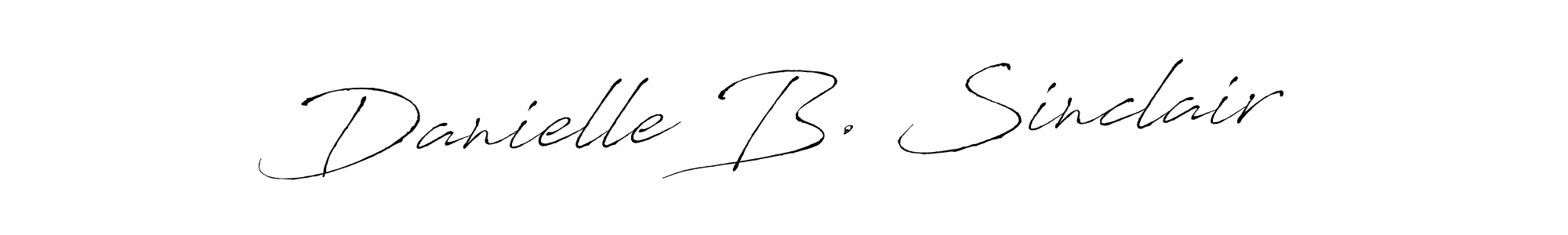 Also You can easily find your signature by using the search form. We will create Danielle B. Sinclair name handwritten signature images for you free of cost using Antro_Vectra sign style. Danielle B. Sinclair signature style 6 images and pictures png