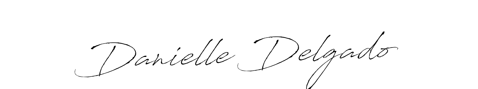 Make a beautiful signature design for name Danielle Delgado. With this signature (Antro_Vectra) style, you can create a handwritten signature for free. Danielle Delgado signature style 6 images and pictures png
