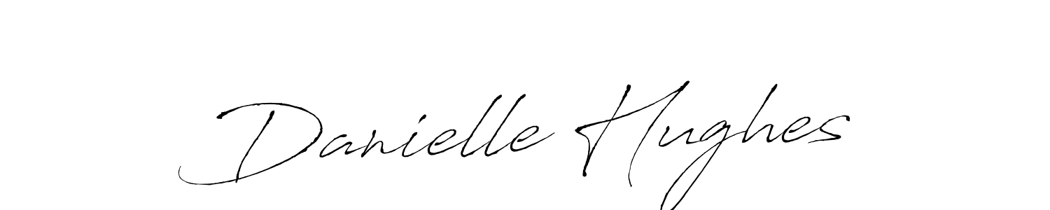 Danielle Hughes stylish signature style. Best Handwritten Sign (Antro_Vectra) for my name. Handwritten Signature Collection Ideas for my name Danielle Hughes. Danielle Hughes signature style 6 images and pictures png