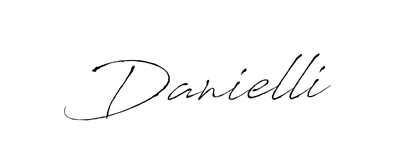 How to make Danielli name signature. Use Antro_Vectra style for creating short signs online. This is the latest handwritten sign. Danielli signature style 6 images and pictures png